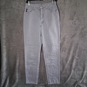 Armani Jeans Grey Mom Jeans High Rise Straight Leg Made in Italy Size 30/26